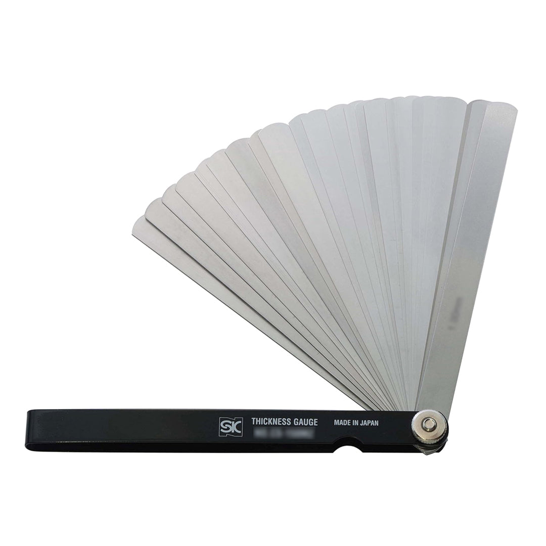 เกจวัดความหนา ฟิลเลอร์เกจแบบยาว 10 ใบ 150 มม.NIIGATA SEIKI SK,CS-150MH-BK-KOUSEI