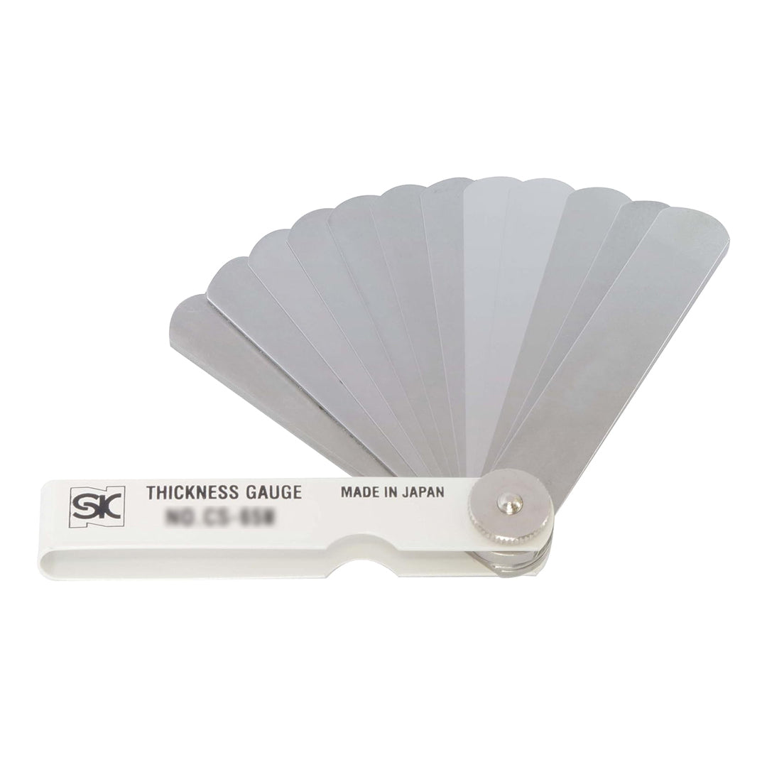 เกจวัดความหนา ฟิลเลอร์เกจแบบยาว 25 ใบ 75 มม.NIIGATA SEIKI SK,CS-65M-WH-KOUSEI