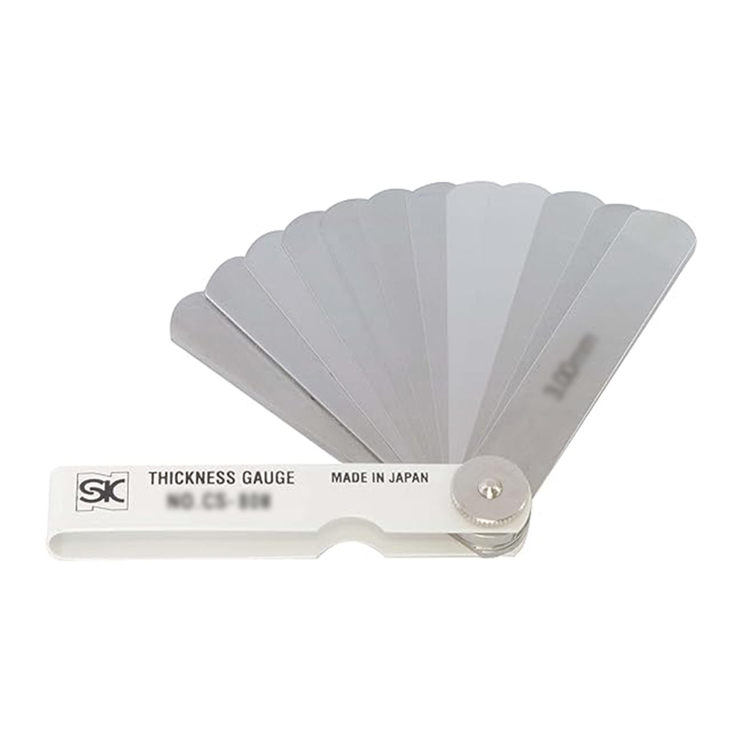เกจวัดความหนา ฟิลเลอร์เกจแบบยาว 13 ใบ 75 มม.NIIGATA SEIKI SK,CS-80M-WH-KOUSEI