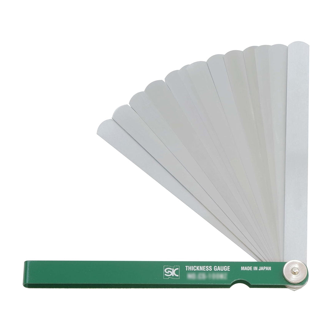 เกจวัดความหนา ฟิลเลอร์เกจแบบยาว 10 ใบ 100 มม.NIIGATA SEIKI SK,CS-100MH-GR-KOUSEI