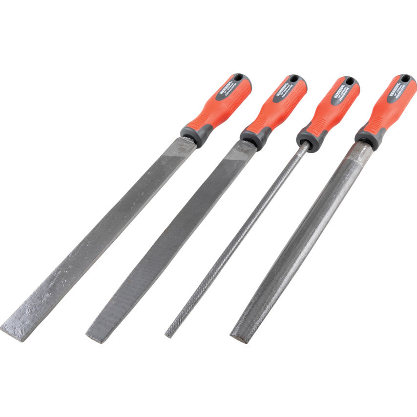 8'' ENGINEER'S FILE SET WITHFITTED HANDLES-4PCE