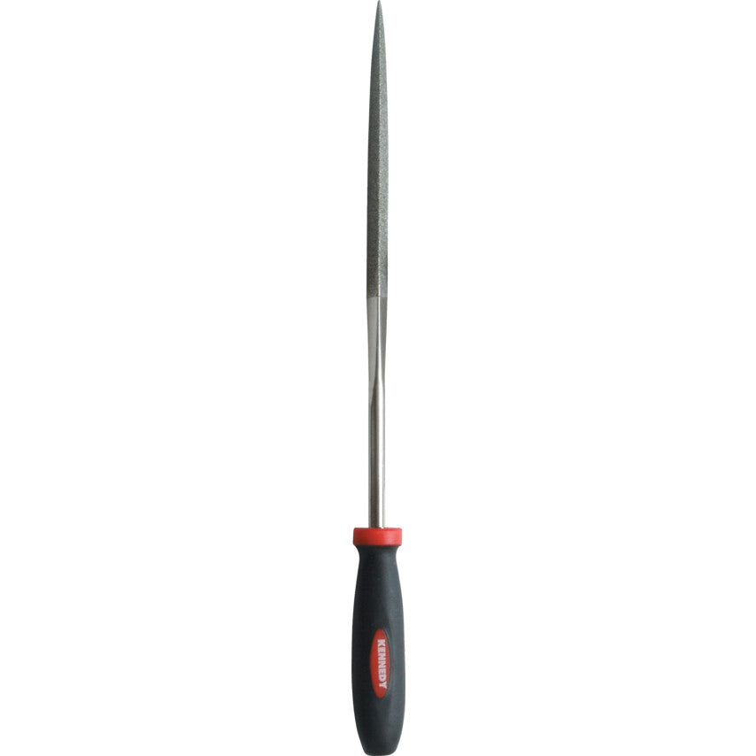16cm THREE SQUARE DIAMOND FILE120/140 GRAIN