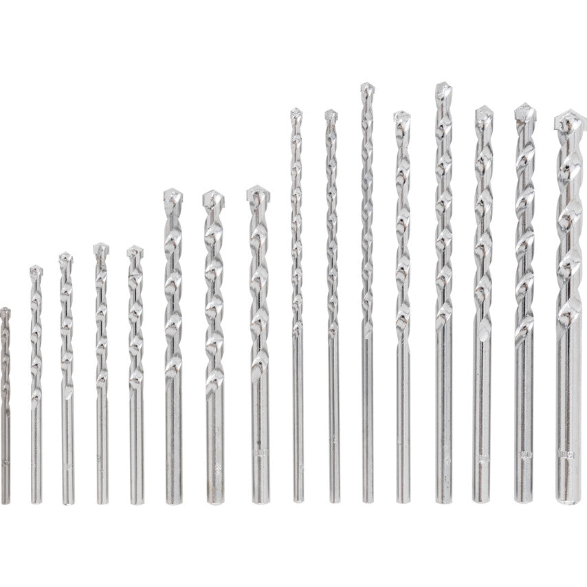 ดอกสว่านเจาะปูน No.6-24 16PCE MASONRY DRILL SET รหัส KEN0555320K