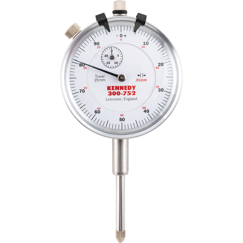 PLUNGER DIAL GAUGE 25x0.01 มิล x0-100