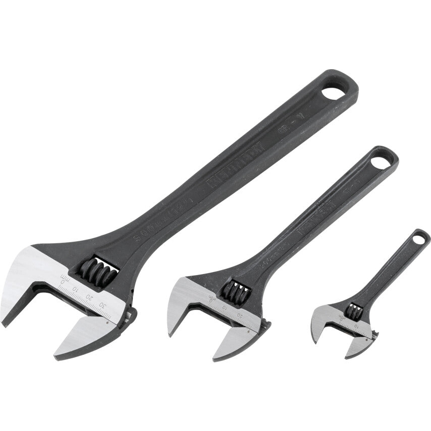 4"/8"/12" PHOSPHATE FINISHADJUSTABLE WRENCH SET