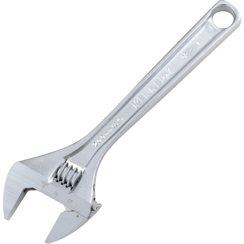 200mm/8" CHROMED FINISHADJUSTABLE WRENCH