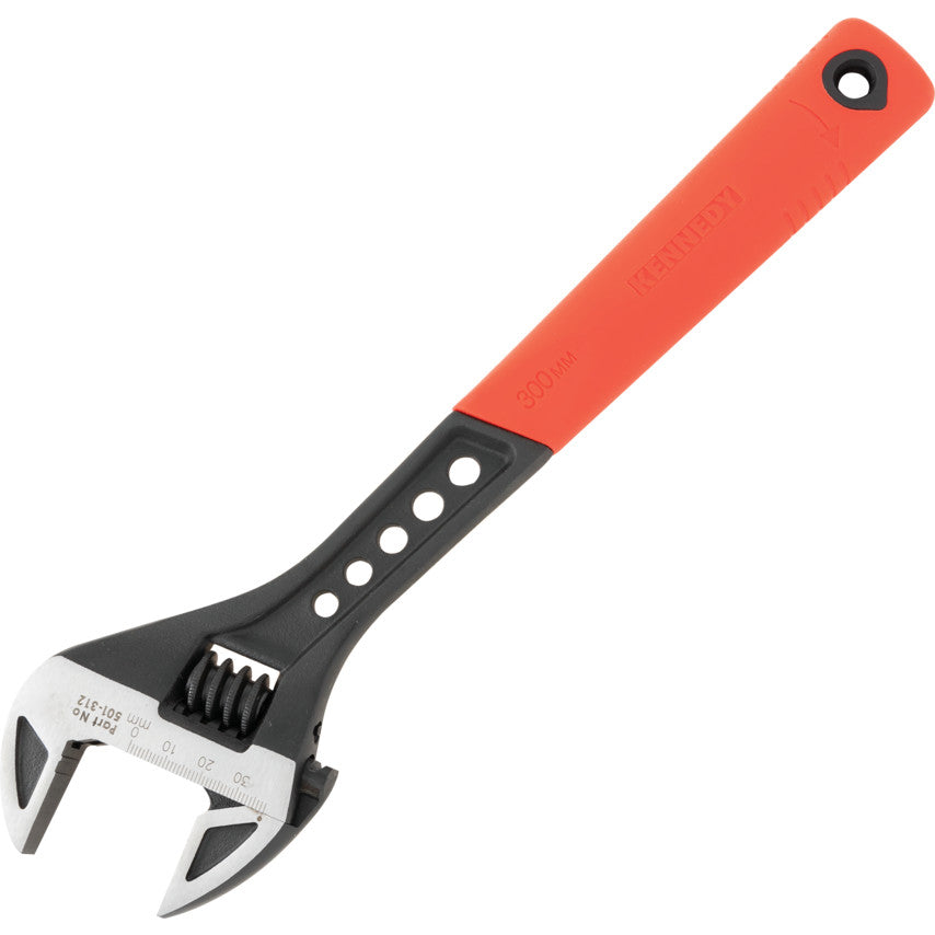 300mm/12" SOFT GRIP PHOSPHATEADJUSTABLE WRENCH