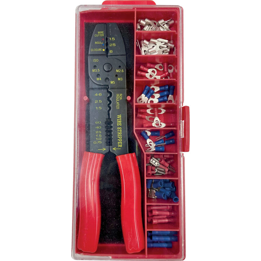 CRIMPING PLIER KIT C/W ASSORTEDTERMINALS