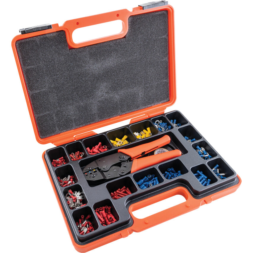 HEAVY DUTY RATCHET CRIMPING TOOLKIT 552-PCE