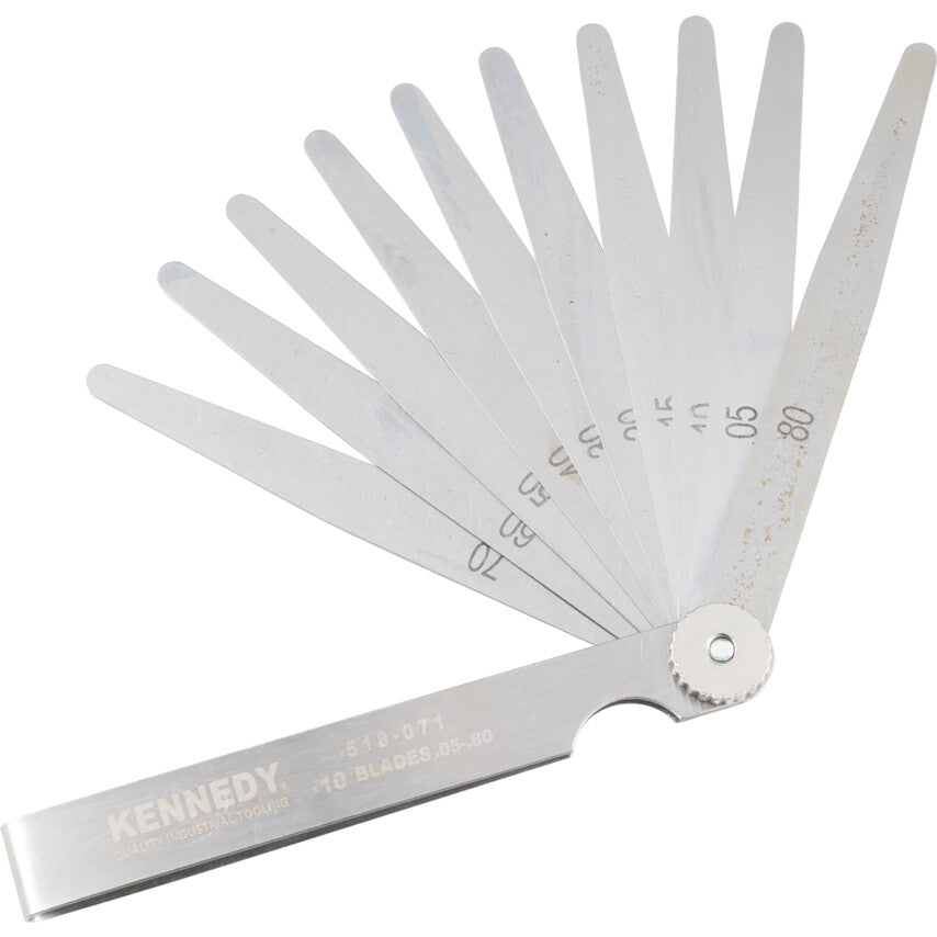 4 นิ้ว 10 BLADE METRIC FEELER GAUGE