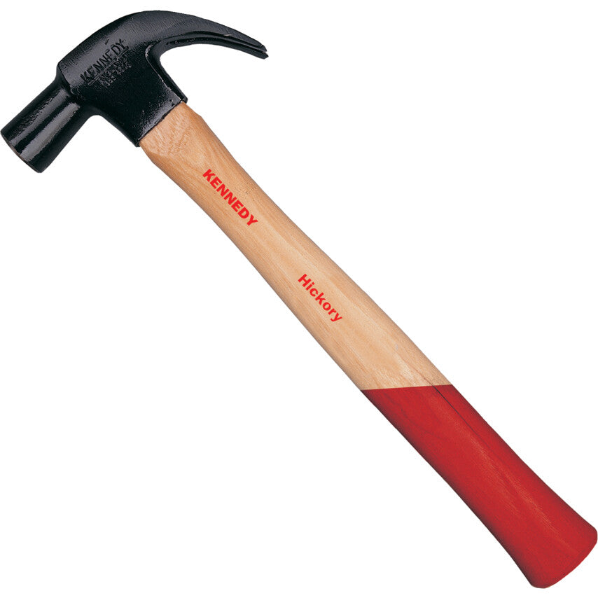 16oz CURVED CLAW HAMMER, HICKORYHANDLE