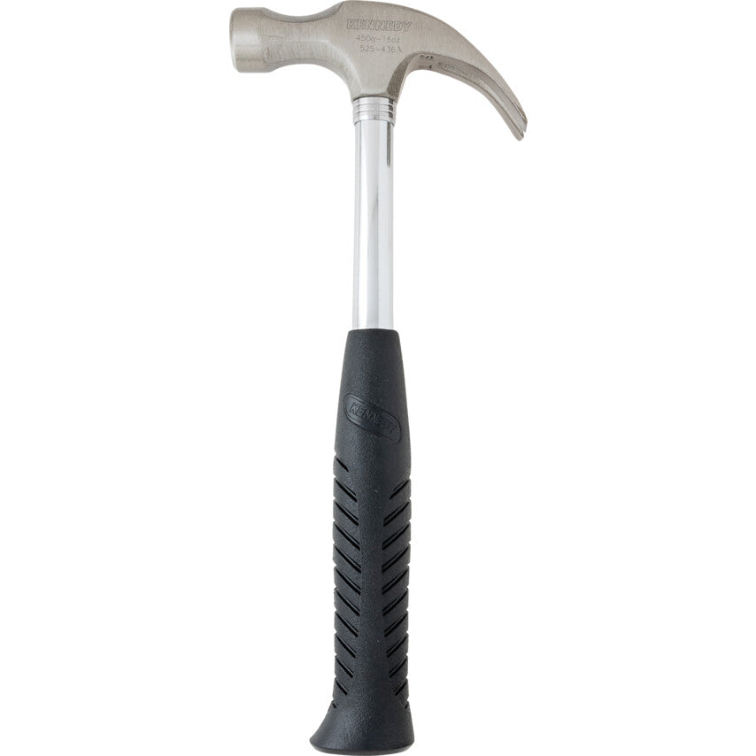 16oz CURVED CLAW HAMMER, STEELTUBE HANDLE