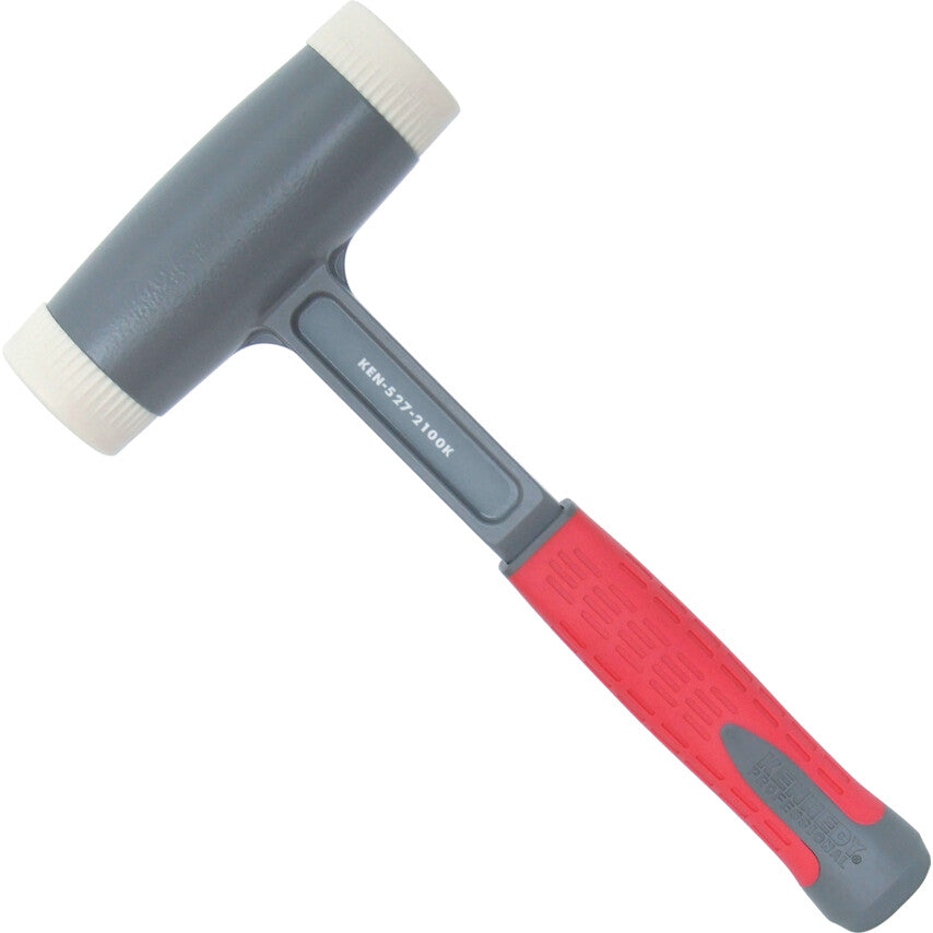 50mm DIAMETER HARD NYLON SAFE BLOW HAMMER (POLYPROPYLENE HANDLE)