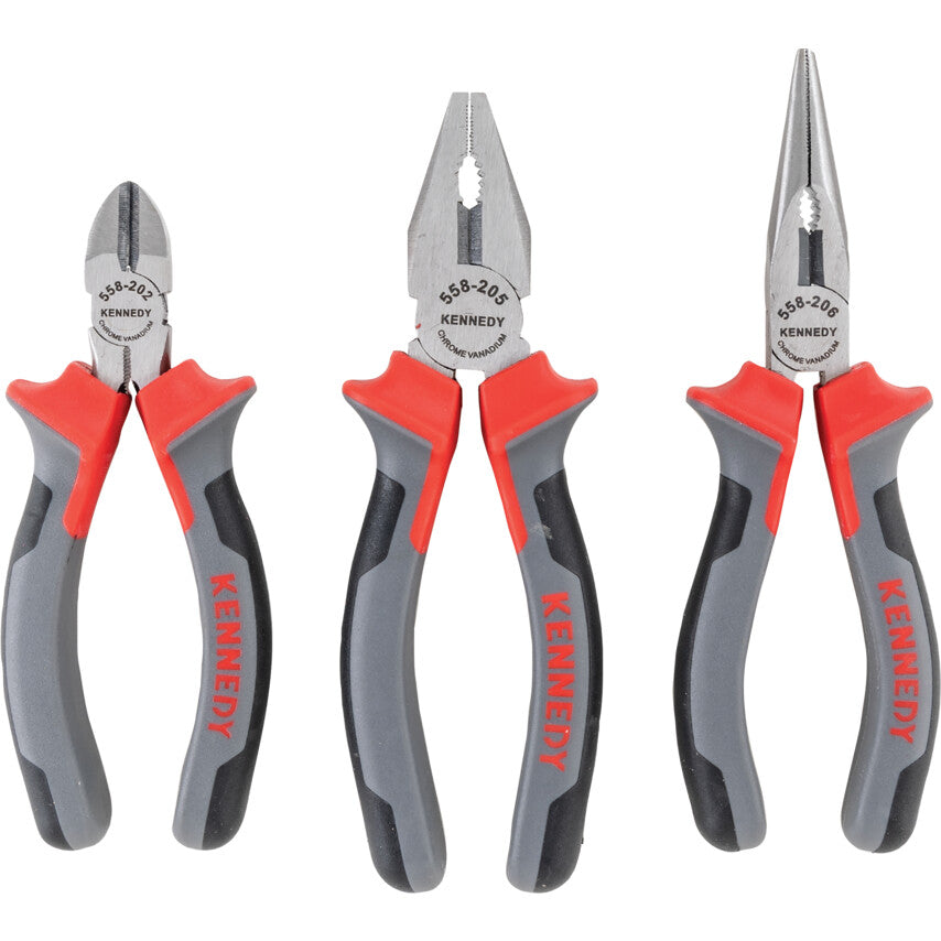 ชุดคีม Pro-Torq Comfort Grip Plier Sets KENNEDY KEN5582120K