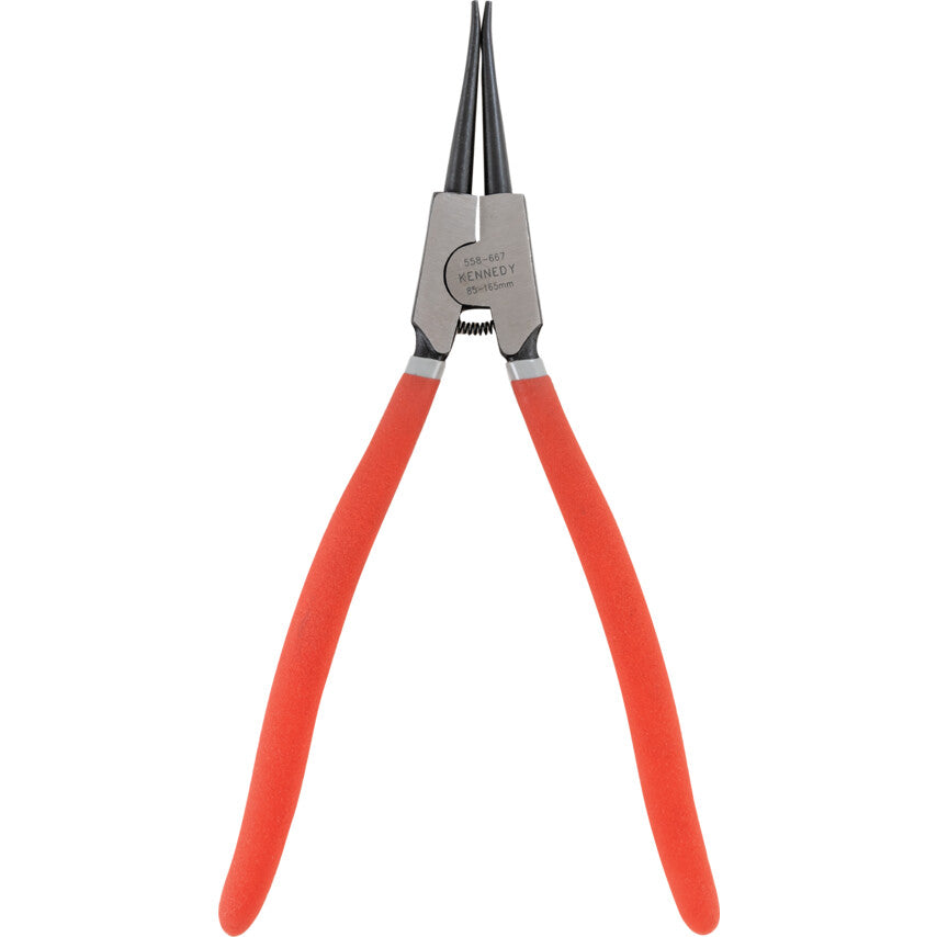 12" STRAIGHT NOSE EXTERNALCIRCLIP PLIERS 85-165mm