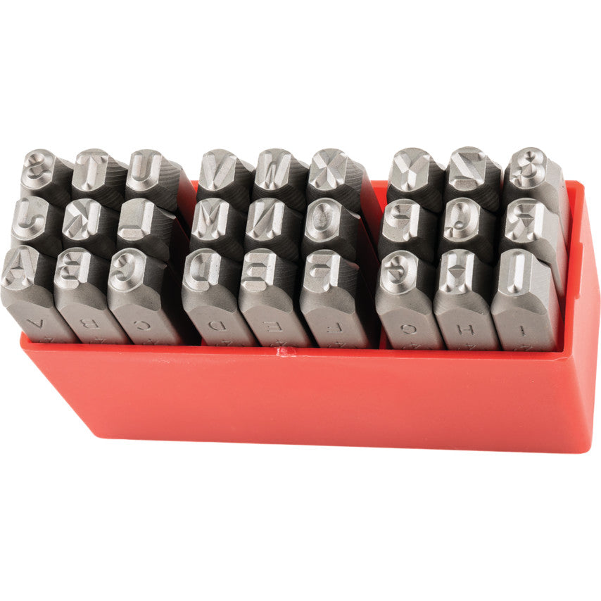 6.0mm (SET OF 27) LETTERPUNCHES