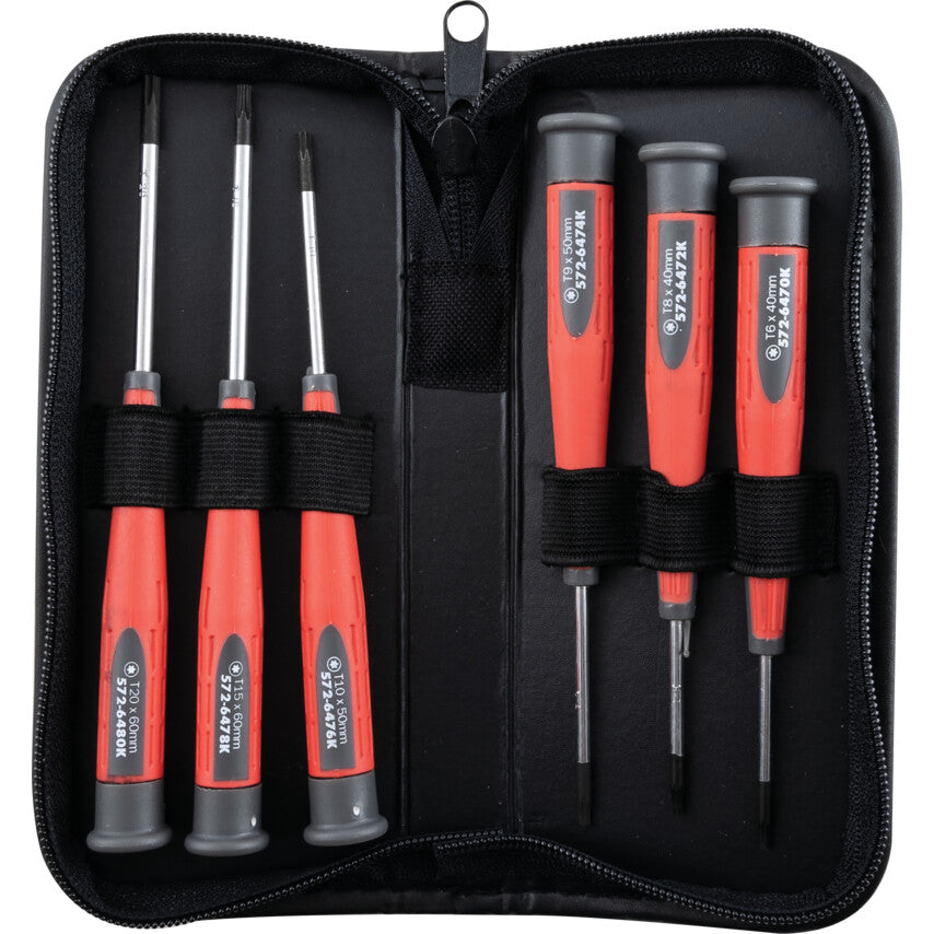 TORX PRO-TORQ PRECISIONSCREWDRIVER SET 6-PCE