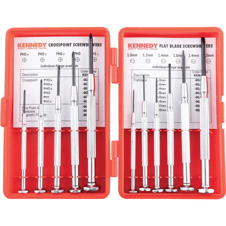 11-PCE PRECISION SCREWDRIVER & TOOL SET