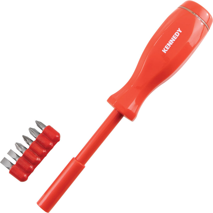 1/4" HEX BIT DRIVER SET C/W 6BITS