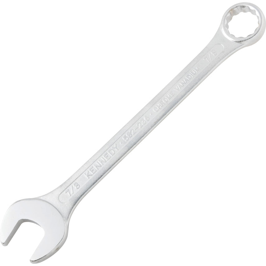 7/8" A/F CHROME VANADIUMCOMB SPANNER