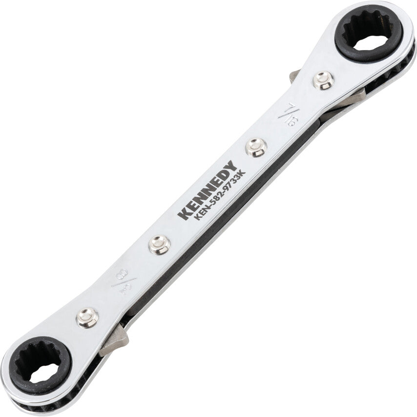 3/8"x7/16" STRAIGHT RATCHET RINGWRENCH