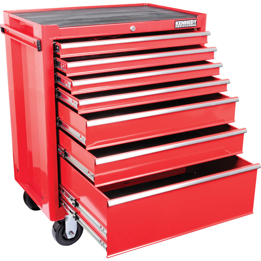 RED 7-DRAWER PROFESSIONALROLLER CABINET