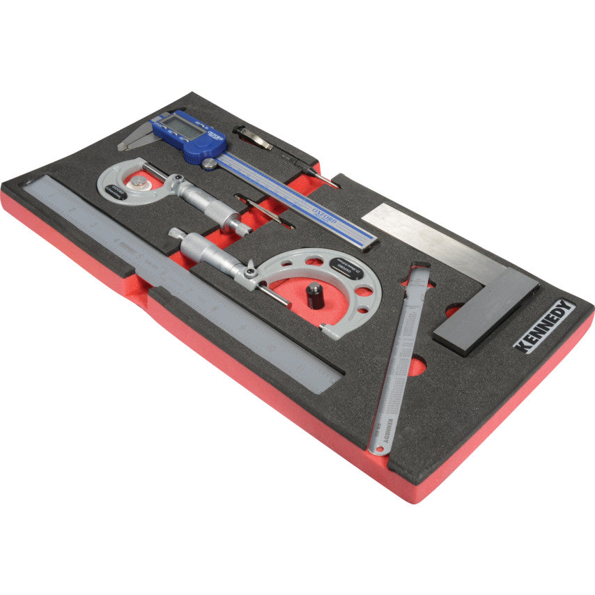 7PCS ENGINEERS MEASUREING SETWITH FOAM T0691