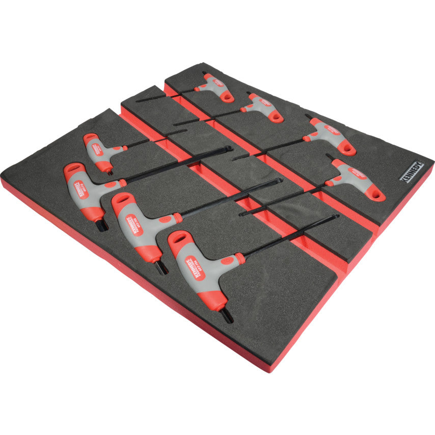 8PCS 2.0-10.0mm T-HANDLED HEXBALL DRIVER SET WITH FOAM T0691