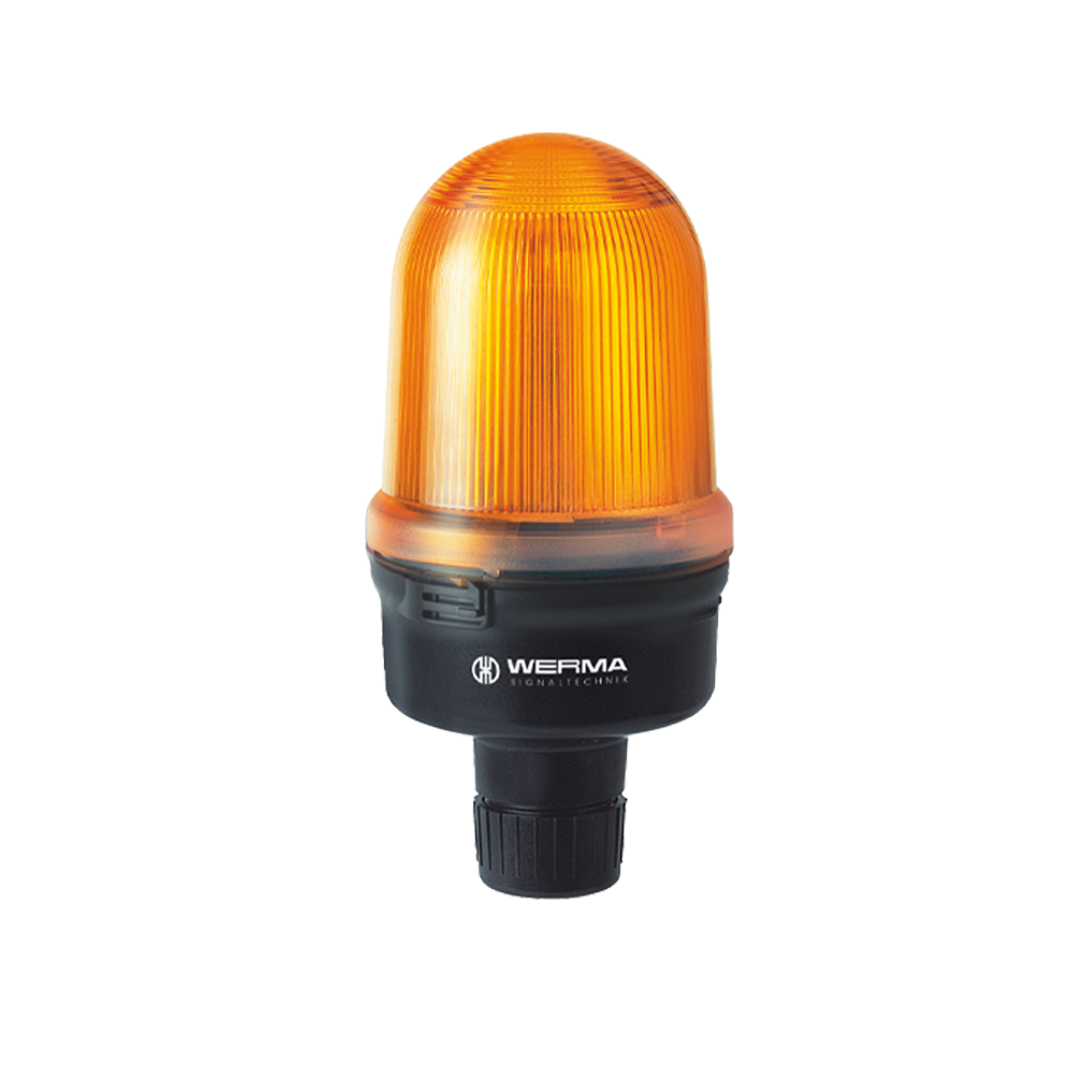 Signal and Traffic Lights WERMA รุ่น Monitorable Beacon Permanent Beacon RM 12-230VAC/DC YE 826.310.00 ไฟสัญญาณ สีเหลือง