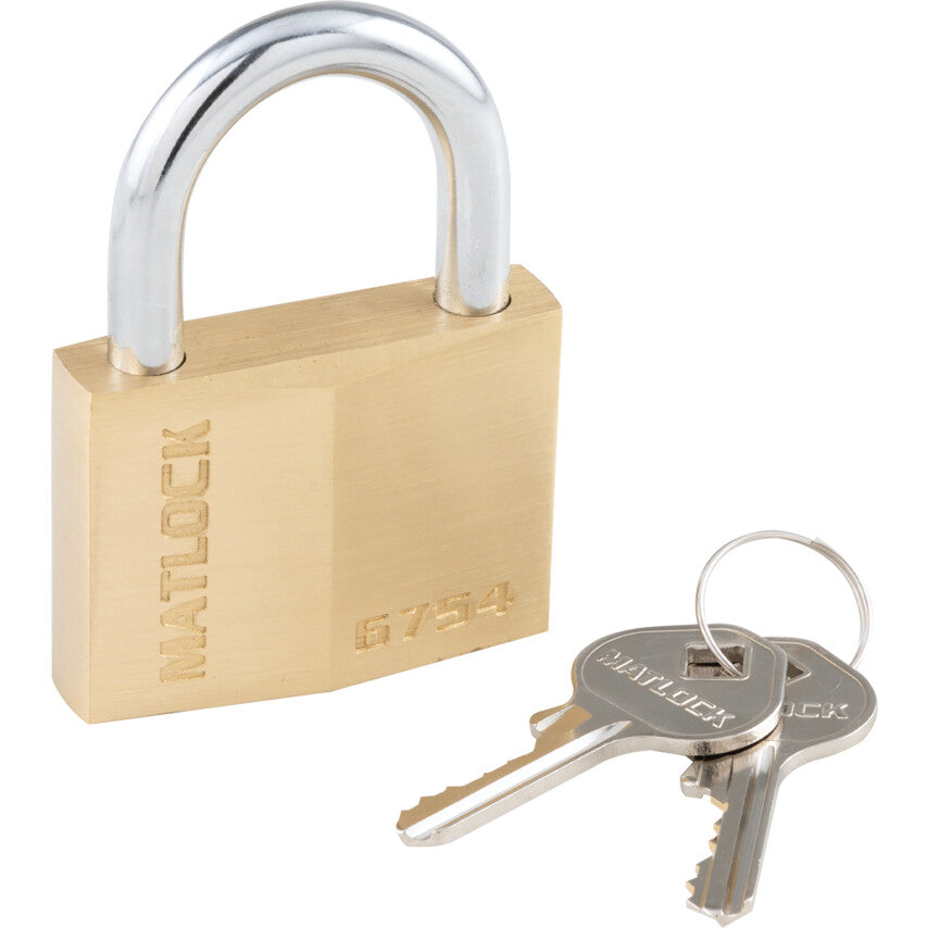 50x26mm SHACKLE SOLID BRASSPADLOCK