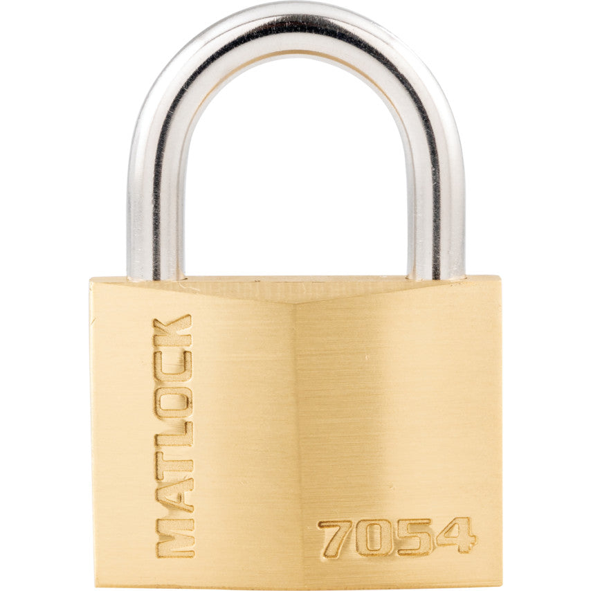 50x26mm SHACKLE SOLID BRASSPADLOCK