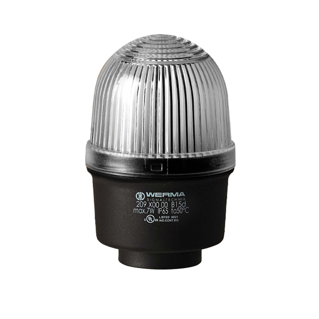 Signal and traffic lights WERMA รุ่น EvoSIGNAL Mini-Midi-Maxi Signal Beacons Permanent Beacon RM 12-230VAC/DC CL 209.400.00 ไฟสัญญาณ