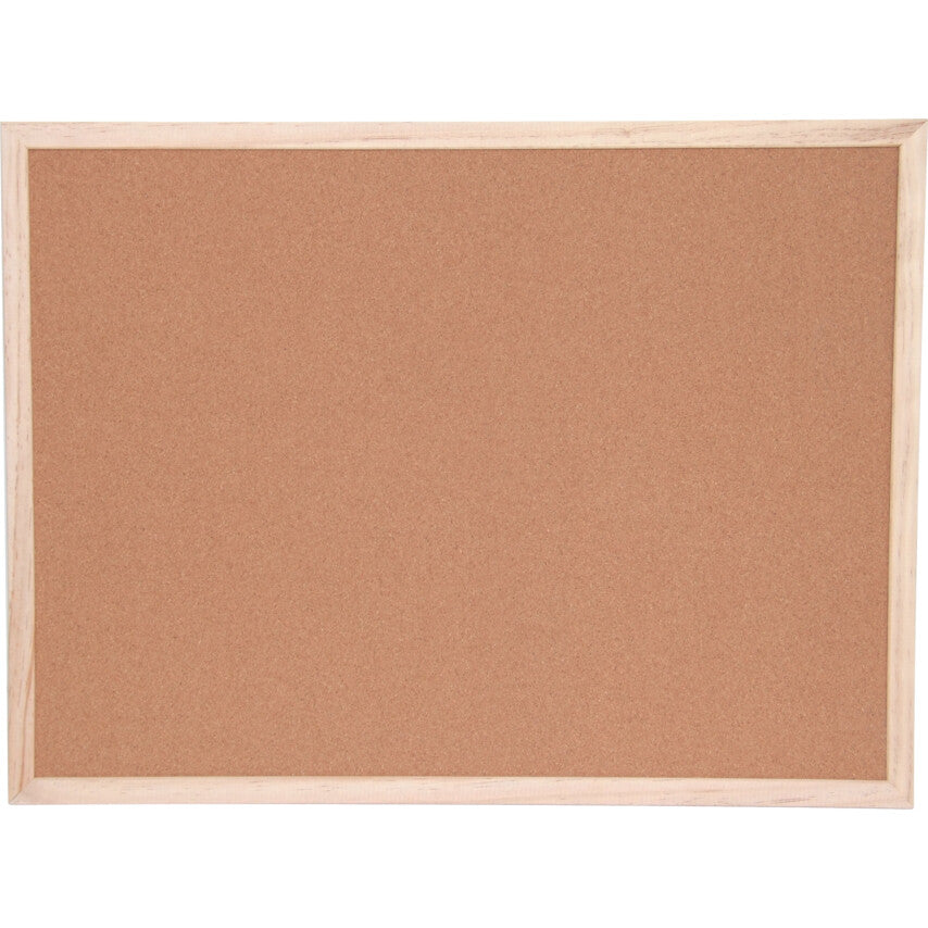 CORK NOTICE BOARD 450x600 มิล WOOD TRIM