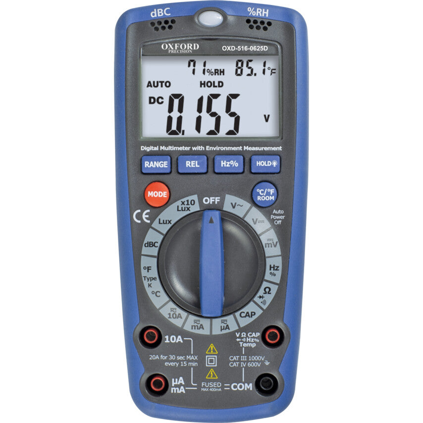 6-IN-1 DIGITAL MULTIMETER WITHENVIRONMENTAL TESTER รหัส OXD5160625D
