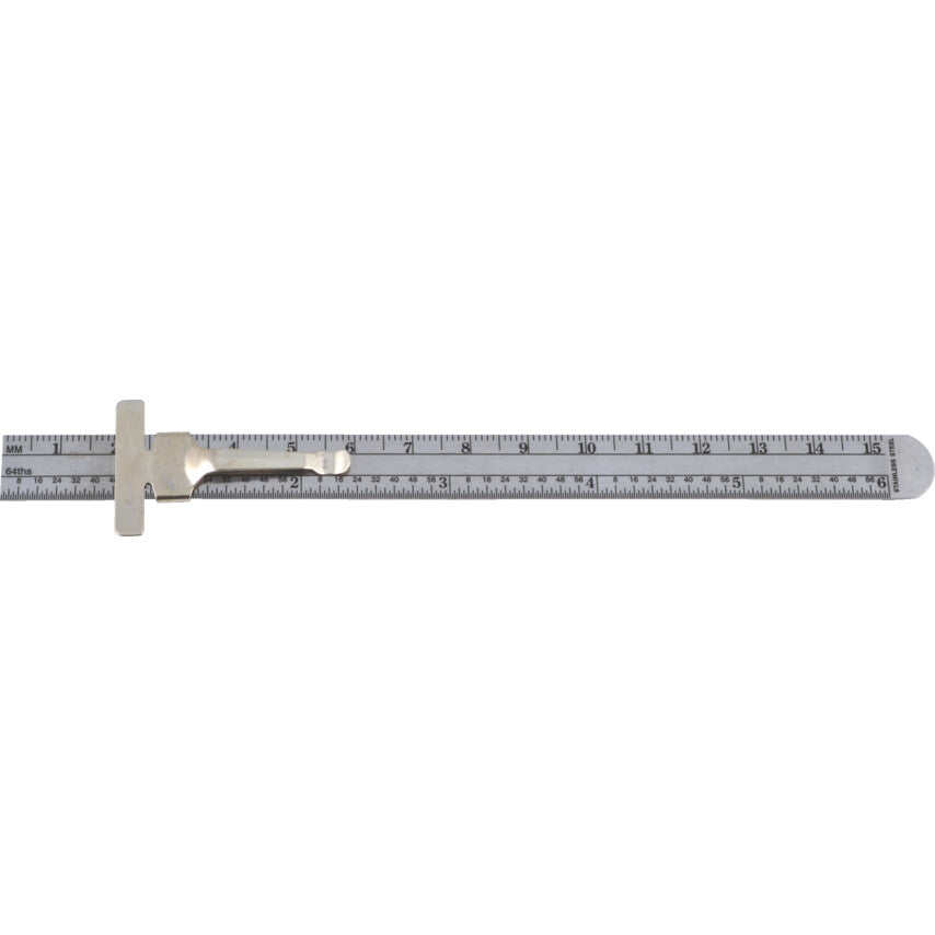 150 มิล /6 นิ้ว ST/STEEL RULE C/W POCKETCLIP