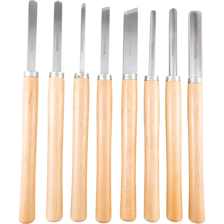 8-PCE WOOD TURNING TOOL SET