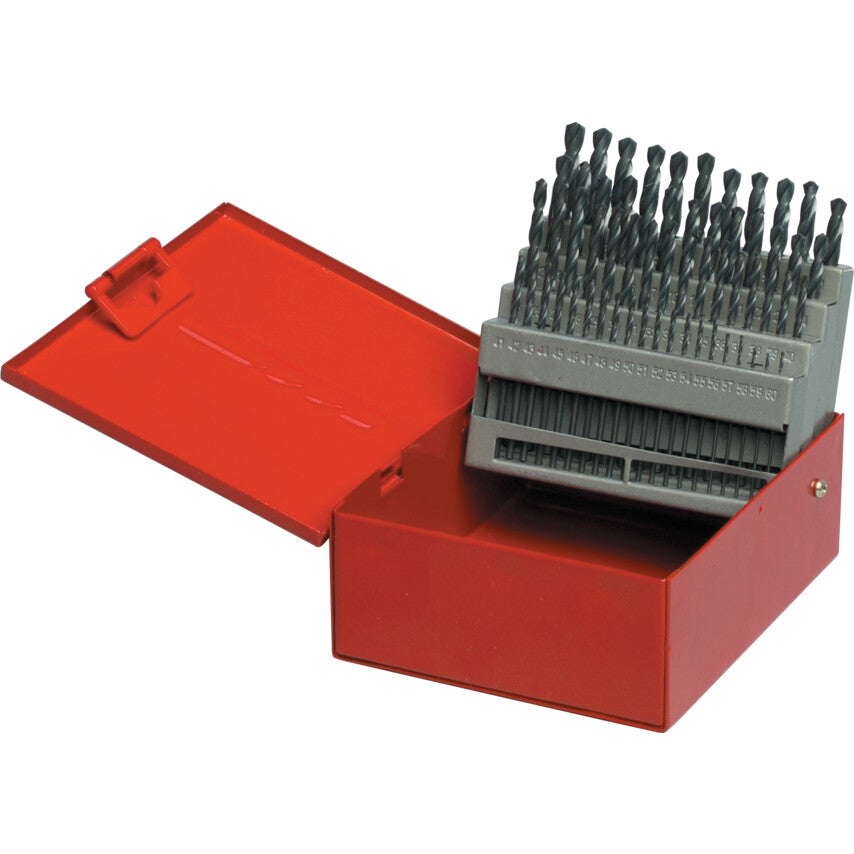 SET OF 60 HSS DRILLS No.1-60GAUGE รหัส SHR0258880K