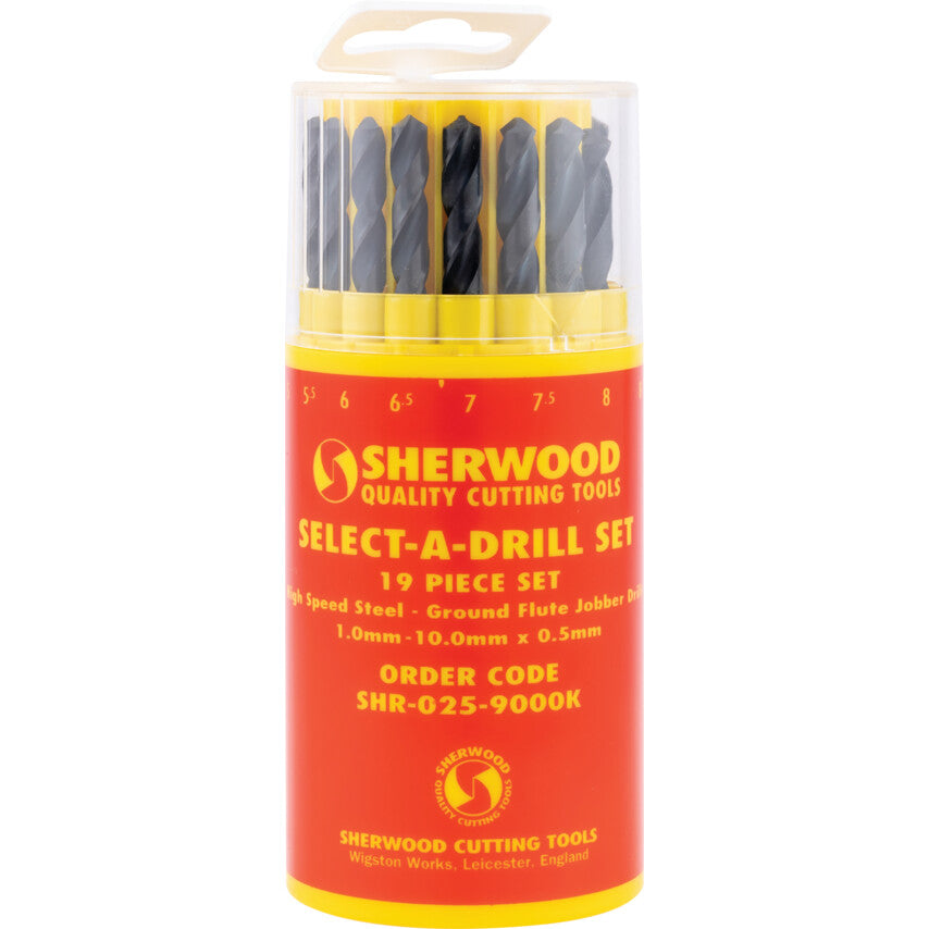 19-PCE SELECT-A-DRILL SET1.0-10.0x0.5 มิล