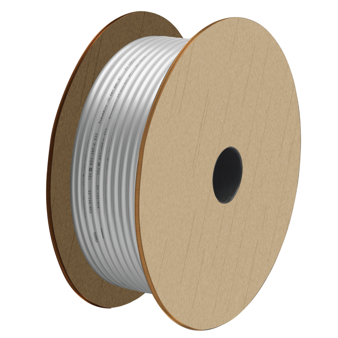 Pneumatic tubing FESTO รุ่น PEN-4X0,75-SI รหัส 551462 สายสีเงิน