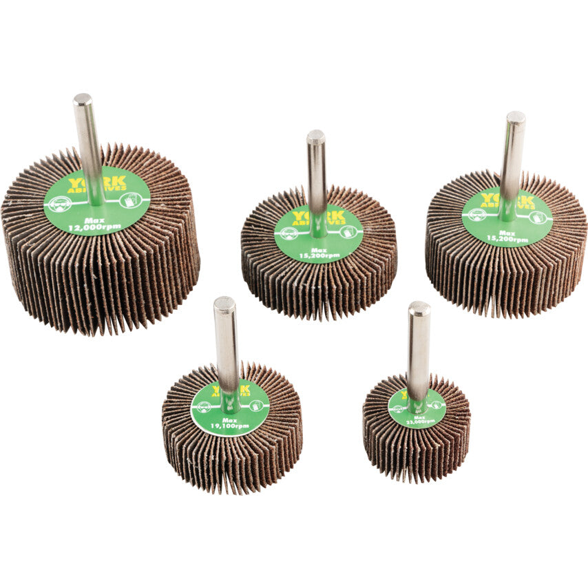 5-PCE ASSORTED FLAP WHEEL SET