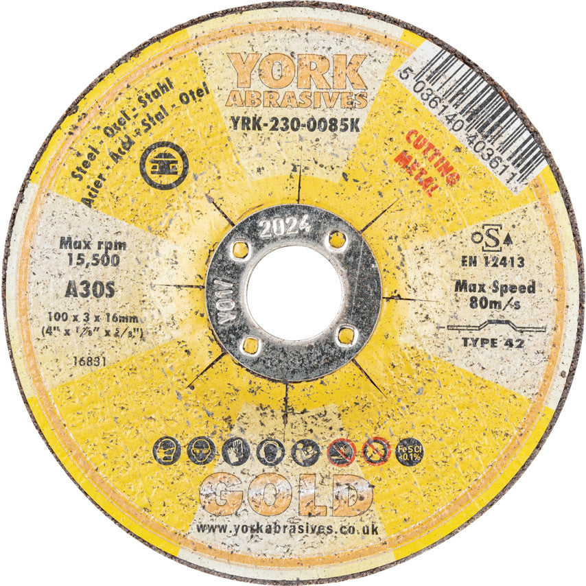 100x3x16 มิล A30S DPC CUTTING DISC