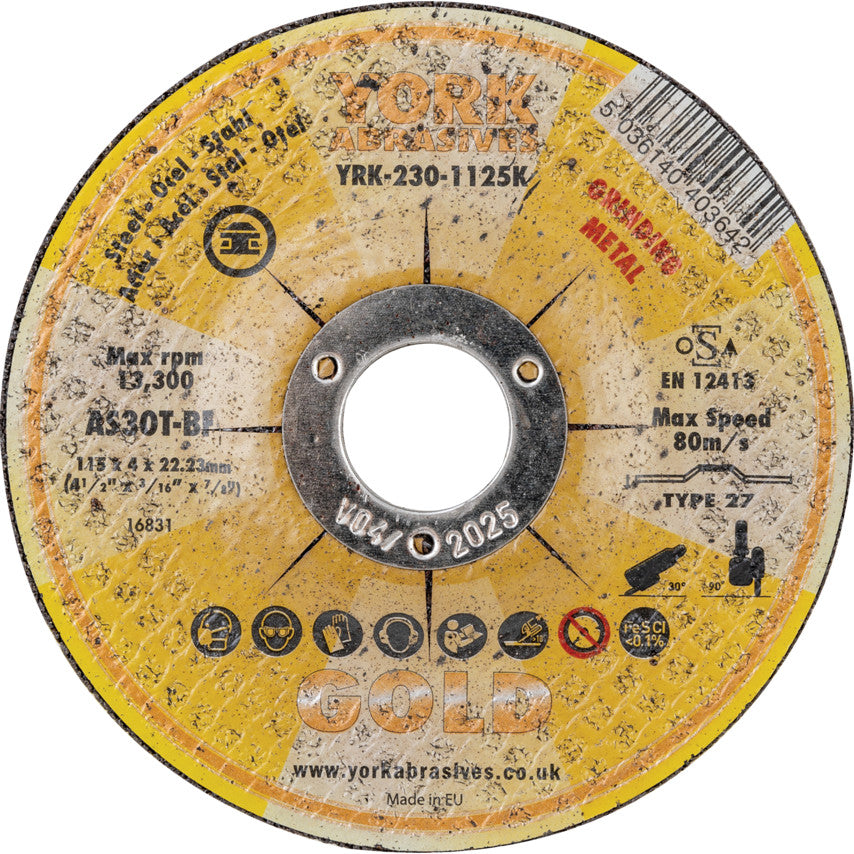 115x4x22.23 มิล AS30T-BF DPCGRINDING DISC