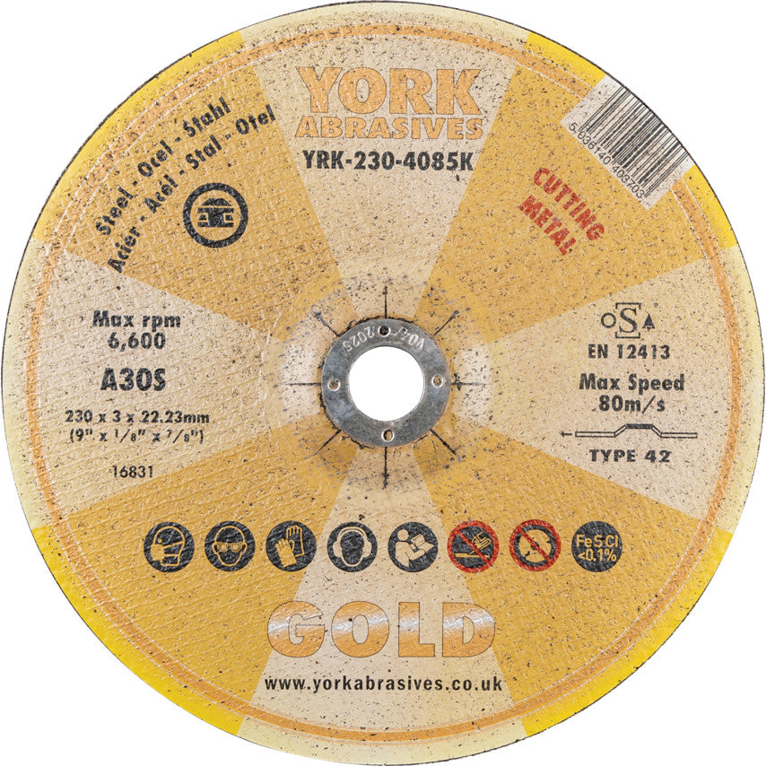 230x3x22.23mm A30S DPC CUTTINGDISC รหัส YRK2304085K