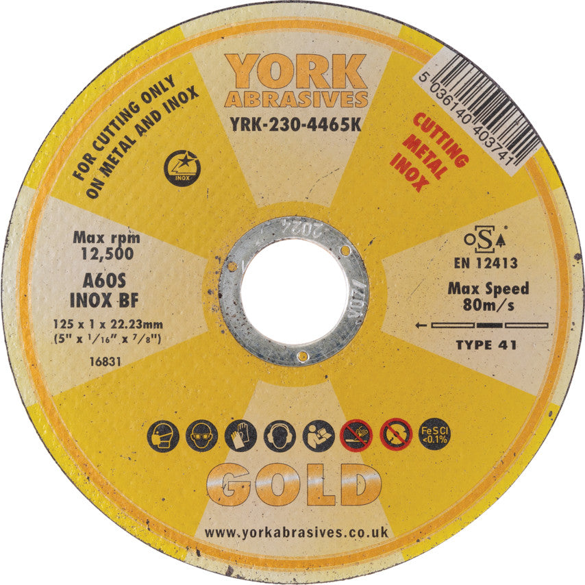 125x1x22.23 มิล A60S INOX BFCUT-OFF DISC