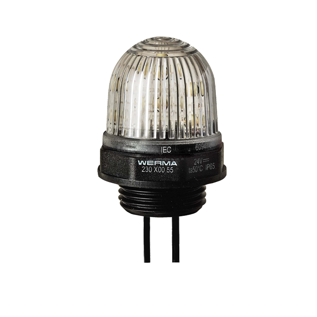 Signal and traffic lights WERMA รุ่น Micro Installation Beacons Micro LED Installation Beacon Eco 24V CL 230.404.55 ไฟสัญญาณ