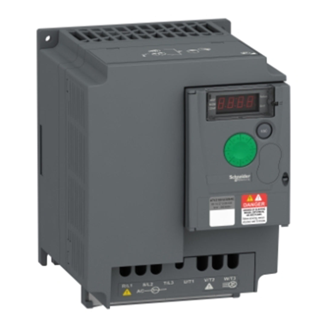 Soft Start Schneider-Altivar 310 ไฟเข้า 3 เฟส แรงดันไฟ 380 – 460 V AC ใช้กับมอเตอร์ 3 เฟส