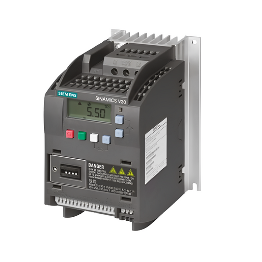 SINAMICS V20,Siemens Inverter อินเวอร์เตอร์ 3 เฟส 0.55 kW 400 V AC Code 6SL3210-5BE15-5UV0