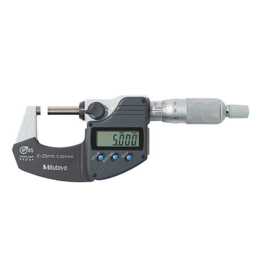 ไมโครมิเตอร์ Mitutoyo 293-344 External Micrometer, Range 0 mm →25 mm Code 293-344-30
