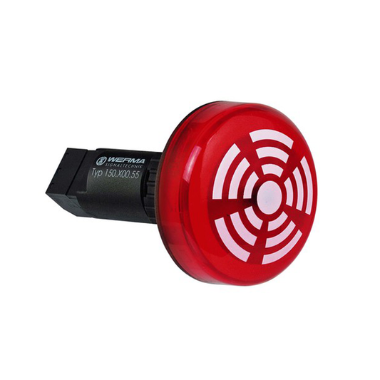 LED Buzzer 115VAC RD ,สีแดง  150.100.67