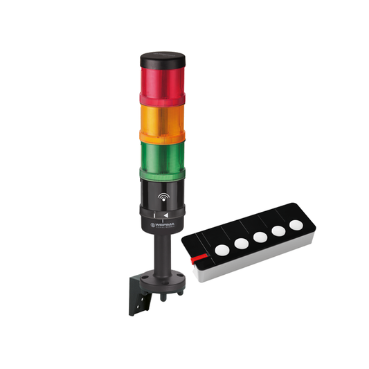 Signal Towers / Stack Lights WERMA รุ่น Kombi SIGN 72 Andon Wireless SET Basic 5-Button 868MHz 649.000.13 ไฟสัญญาณ